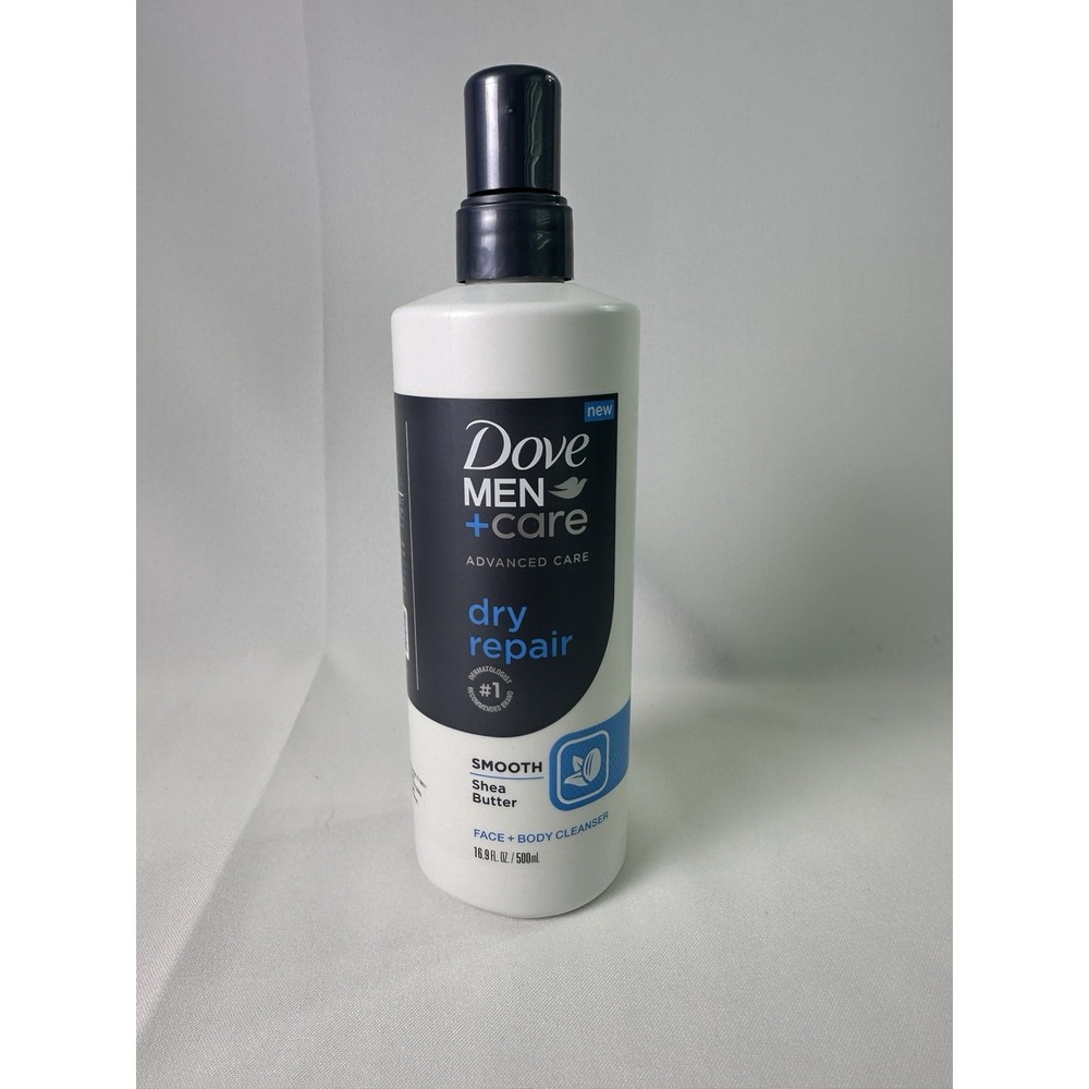 DOVE MEN + CARE Advanced Care Face + Body Cleanser Dry Repair for Dry Skin 16.9